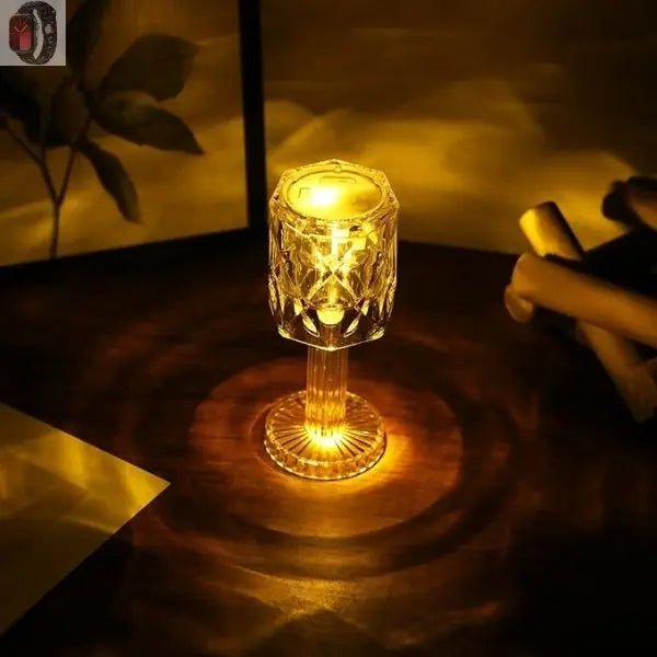 "Mini LED Crystal Lamp – Elegant Decor for Bedroom, Cafe & Bar!" - zyrenstore