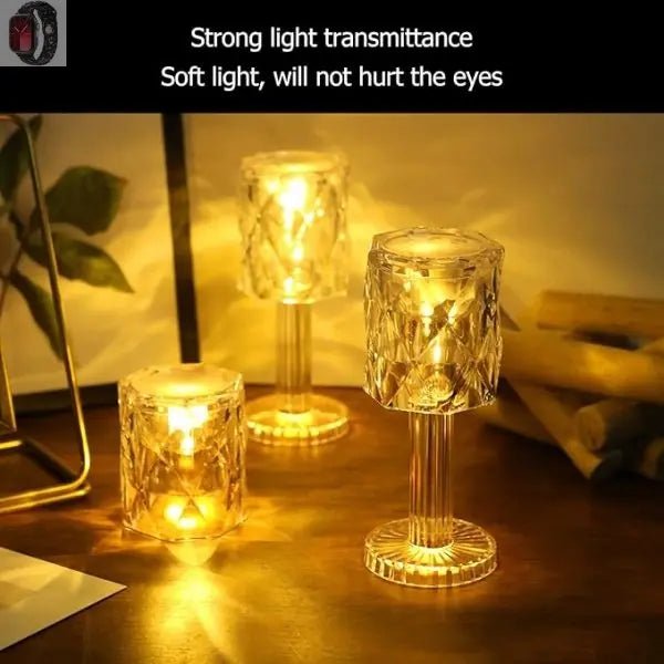 "Mini LED Crystal Lamp – Elegant Decor for Bedroom, Cafe & Bar!" - zyrenstore