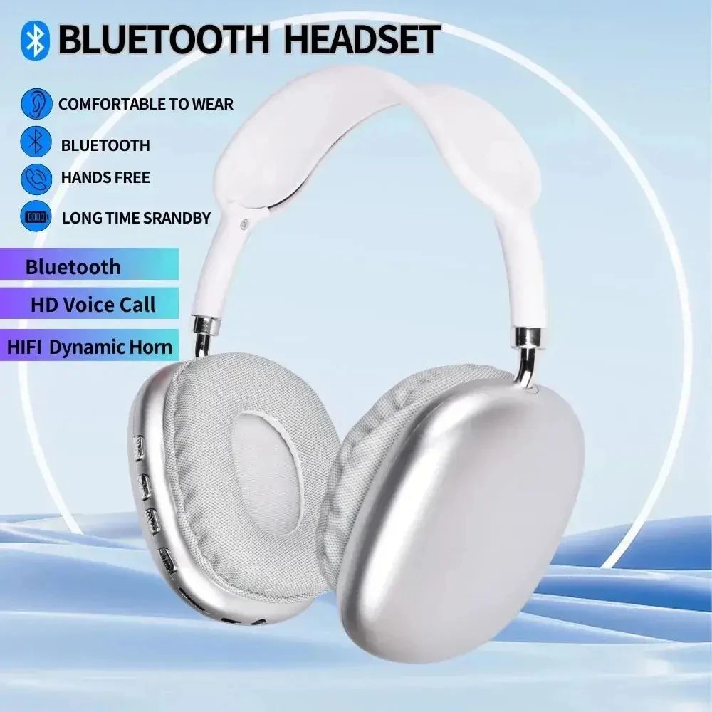 "P9 Wireless Bluetooth Headphones – Adjustable Over - Ear Stereo Headset for Ultimate Sound" - zyrenstore