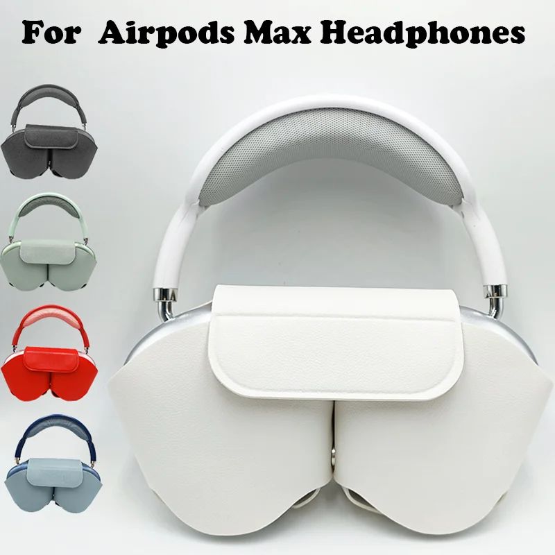 Protective Leather Case for AirPods Max - Anti - Scratch & Drop - Resistant Earphone Cover - zyrenstore