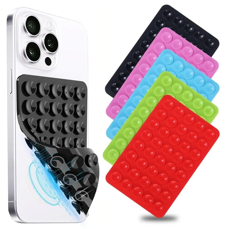 "Silicone Suction Square: Anti - Slip Mobile Holder & Case Combo" - zyrenstore