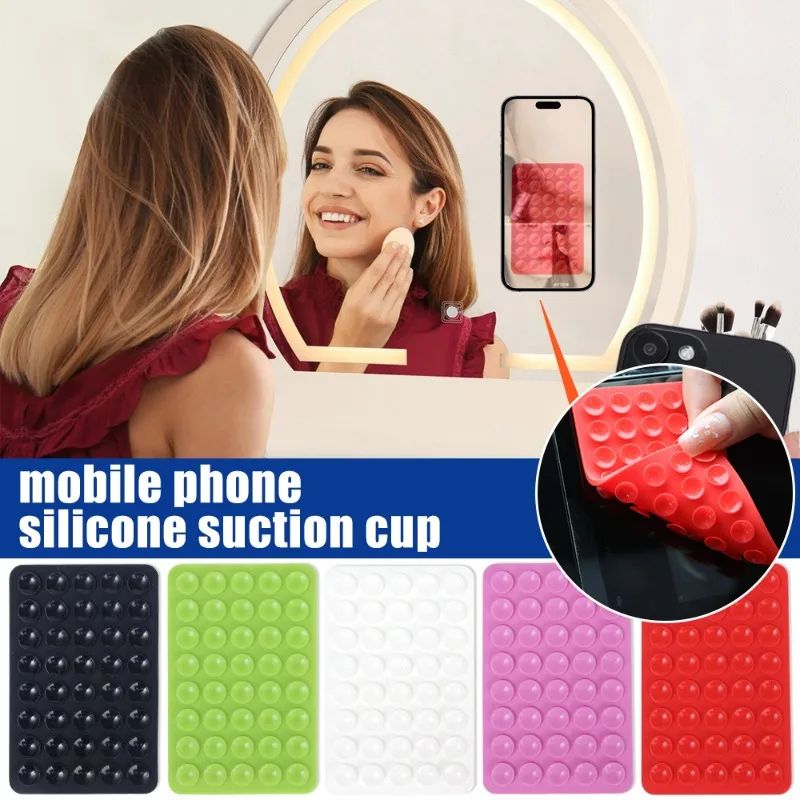 "Silicone Suction Square: Anti - Slip Mobile Holder & Case Combo" - zyrenstore