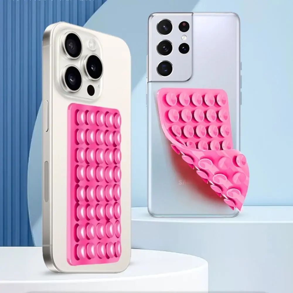 "Silicone Suction Square: Anti - Slip Mobile Holder & Case Combo" - zyrenstore