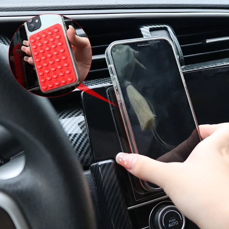 "Silicone Suction Square: Anti - Slip Mobile Holder & Case Combo" - zyrenstore