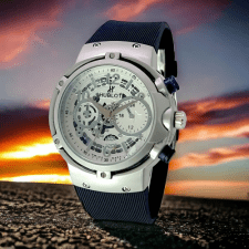 Sleek & Trendy AA1 Hublot Watch for Boys – Silicone Strap, Timeless Style! - zyrenstore